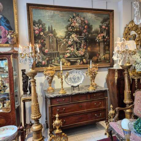 Large still life painting Italian School oil on canvas 18th century 18th century - photo 6