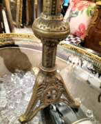 Catalogue des produits. Painted Globe with a Rock Crystal and a Base in Gilt Bronze