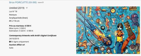 Painted Globe with a Rock Crystal and a Base in Gilt Bronze Bronce 21th century - photo 4