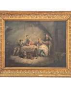 Обзор. Daily scene of servants, oil on canvas, 19th century