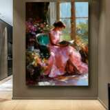 Евгения Дувакина, Холст на подрамнике, Акрил и масло, Импрессионизм, Портрет, Россия, 2025 г. - фото 3