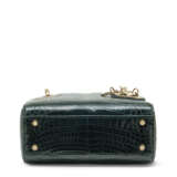 A SHINY FOREST GREEN ALLIGATOR MINI LADY DIOR WITH LIGHT GOLD HARDWARE - photo 4