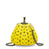 A LIMITED EDITION YELLOW MONOGRAM PUMPKIN BAG WITH SILVER HARDWARE BY YAYOI KUSAMA - Foto 1