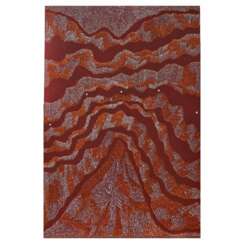 Julie Nangala Robertson, Ngapa Jukurrpa, Acrylic on canvas, 2015