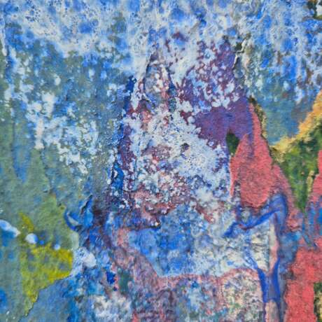 Jacques Lavigne Sans titre papier d&eacute;chir&eacute; et acrylique sur toile 2003 21th century - photo 5