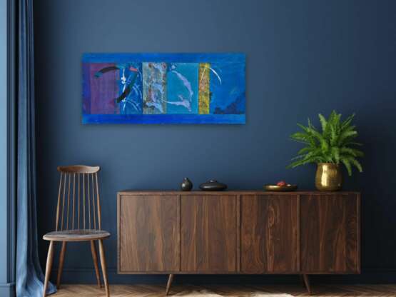 Jacques Lavigne Sans titre papier d&eacute;chir&eacute; et acrylique sur toile 2003 21th century - photo 8