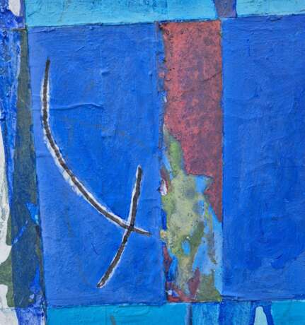 Jacques Lavigne Sans titre papier d&eacute;chir&eacute; et acrylique sur toile 2018 21th century - photo 2