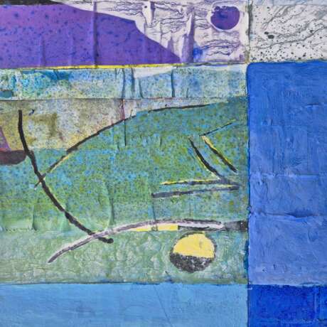 Jacques Lavigne Sans titre papier d&eacute;chir&eacute; et acrylique sur toile 2018 21th century - photo 4