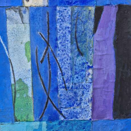 Jacques Lavigne Sans titre papier d&eacute;chir&eacute; et acrylique sur toile 2018 21th century - photo 7