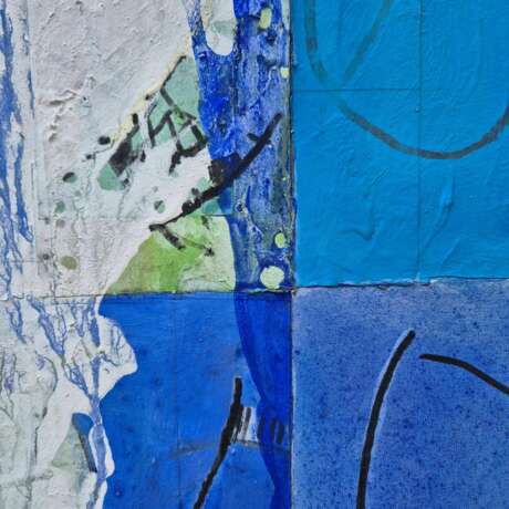 Jacques Lavigne Sans titre papier d&eacute;chir&eacute; et acrylique sur toile 2018 21th century - photo 9