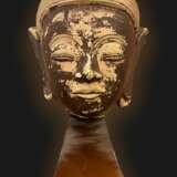 Terracotta Buddha head Shan State Kingdom Burma 16th18th century Grès cérame 16th century - photo 2
