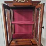 Restored antique display case with beautiful bronze elements Ореховое дерево Eclecticism 19th century г. - фото 3