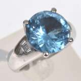 Bague en or avec diamants et spinelle synth&eacute;tique Or Other style 21th century - photo 4