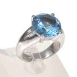 Bague en or avec diamants et spinelle synth&eacute;tique Or Other style 21th century - photo 6