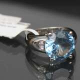 Bague en or avec diamants et spinelle synth&eacute;tique Or Other style 21th century - photo 7