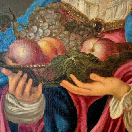 Sybille with turban and fruit bowl Oil on canvas 19th century 19th century - photo 10 Sybille with turban and fruit bowl Oil on canvas 19th century 19th century - photo 10