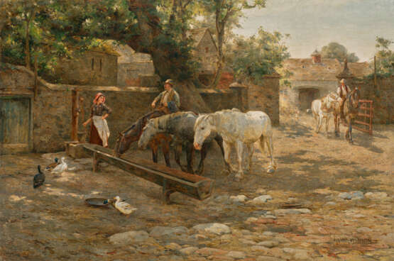 JOSEPH HAROLD SWANWICK, R.I., R.O.I., R.C.A. (CHESHIRE 1866-1929 SUSSEX) - photo 1