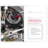 GREUBEL FORSEY. AN EXTREMELY RARE AND EXCEPTIONAL SEMI-SKELETONISED LIMITED EDITION TITANIUM WRISTWATCH WITH INCLINED DOUBLE TOURBILLON AND FIVE-DAY POWER RESERVE - photo 5