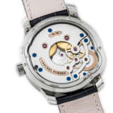 GREUBEL FORSEY. A RARE AND IMPRESSIVE 18K WHITE GOLD 25 DEGREE INCLINED AND 24 SECONDS TOURBILLON WRISTWATCH WITH POWER RESERVE - photo 3
