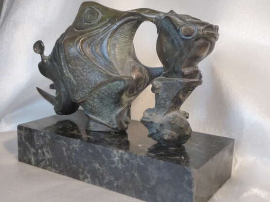 “The birth of the Rhino.” Metal Molding Renaissance Mythological 2007 - photo 3