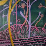 Музыка леса Leinwand auf dem Hilfsrahmen Gemischte Technik Fauvismus Innere Landschaft Russland 2025 - Foto 3