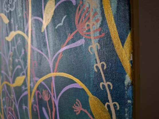 Музыка леса Leinwand auf dem Hilfsrahmen Gemischte Technik Fauvismus Innere Landschaft Russland 2025 - Foto 4 Музыка леса Leinwand auf dem Hilfsrahmen Gemischte Technik Fauvismus Innere Landschaft Russland 2025 - Foto 4