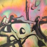 Flame Colored Copper Painting by Arthur UNGER. Signed. 20th century - photo 2