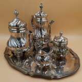 Beautiful tea-coffee service Métal Neorococo Early 20th century - photo 1