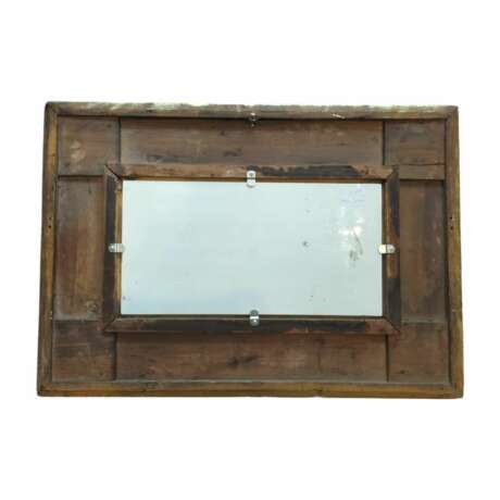 19th Century Porcelain Painting in Large Gilded Frame 19th century - photo 5