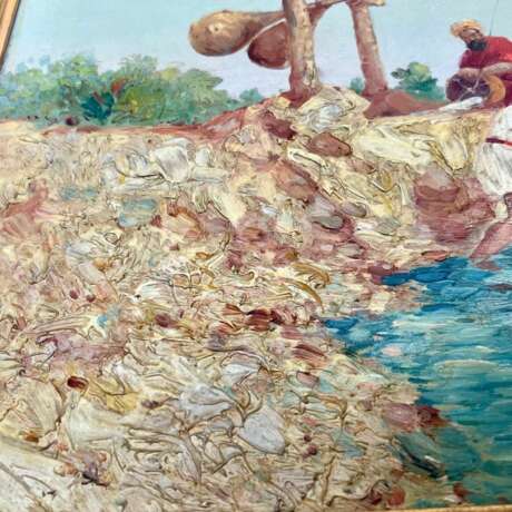 Orientalist Oil-on-Canvas Painting by Vincent Manago (1880&ndash;1936) Late 19th century - photo 2