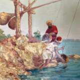 Orientalist Oil-on-Canvas Painting by Vincent Manago (1880&ndash;1936) Late 19th century - photo 4