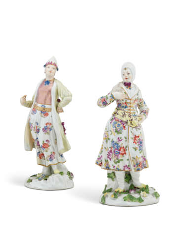 DEUX STATUETTES FORMANT PENDANT EN PORCELAINE DE MEISSEN DU XVIIIE SIÈCLE - photo 6 DEUX STATUETTES FORMANT PENDANT EN PORCELAINE DE MEISSEN DU XVIIIE SIÈCLE - photo 6