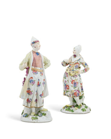 DEUX STATUETTES FORMANT PENDANT EN PORCELAINE DE MEISSEN DU XVIIIE SIÈCLE - photo 7 DEUX STATUETTES FORMANT PENDANT EN PORCELAINE DE MEISSEN DU XVIIIE SIÈCLE - photo 7