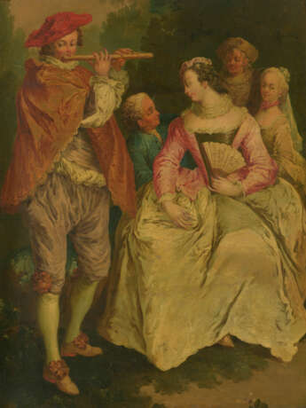 ÉCOLE FRANÇAISE DU XVIIIe SIÈCLE, SUIVEUR DE NICOLAS LANCRET - photo 1