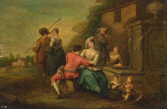 ÉCOLE FRANÇAISE DU XVIIIe SIÈCLE, ENTOURAGE DE JEAN-BAPTISTE PATER - photo 1 ÉCOLE FRANÇAISE DU XVIIIe SIÈCLE, ENTOURAGE DE JEAN-BAPTISTE PATER - photo 1