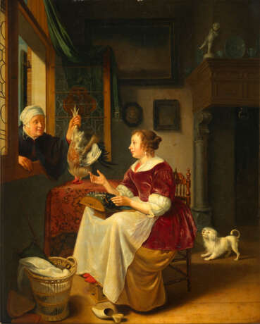 DANS LE GOÛT DE PIETER CORNELISZ. VAN SLINGELANDT - photo 1 DANS LE GOÛT DE PIETER CORNELISZ. VAN SLINGELANDT - photo 1