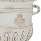 PAIRE DE RAFRAÎCHISSOIRS EN MÉTAL PLAQUÉ - фото 2