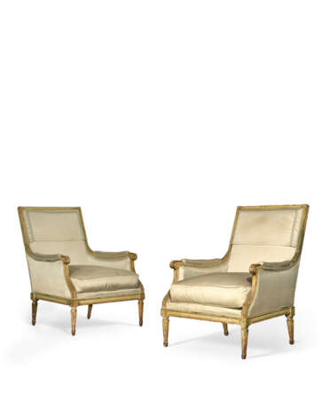 PAIRE DE LARGES BERG&#200;RES D`&#201;POQUE LOUIS XVI - фото 1