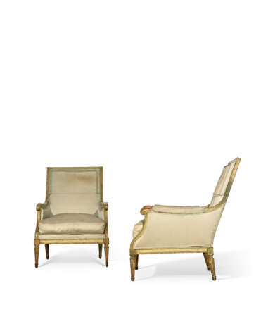 PAIRE DE LARGES BERG&#200;RES D`&#201;POQUE LOUIS XVI - фото 4