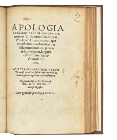 FUCHS, Leonhard (1501-1566) - фото 2