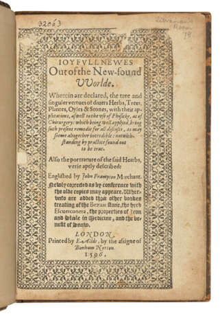 MONARDES, Nicol&#225;s (c.1512-1588) - фото 1