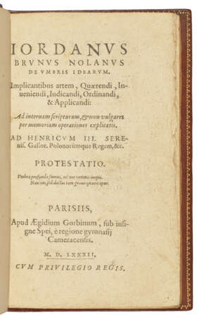 BRUNO, Giordano (1548-1600) - фото 2