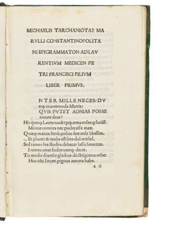 MARULLUS, Michael (1453-1500) - photo 1