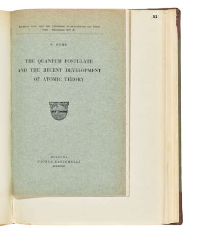 BOHR, Niels Henrik David (1885-1962) - photo 2 BOHR, Niels Henrik David (1885-1962) - photo 2