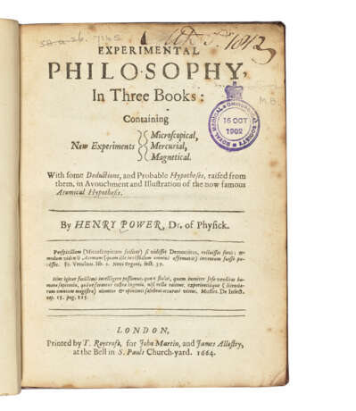 POWER, Henry (1623-1668) - Foto 1
