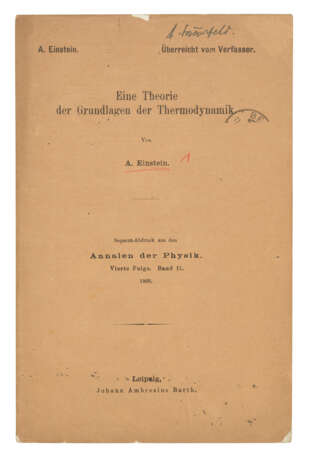 EINSTEIN, Albert (1879-1955) - фото 11