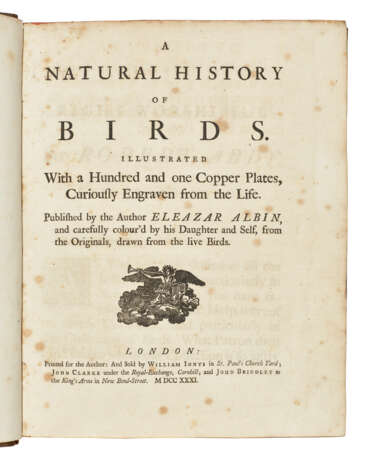 ALBIN, Eleazar (fl.1713-1559) - фото 3