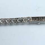 Bracelet en or blanc avec diamants et saphir Gold 21th century - Foto 4