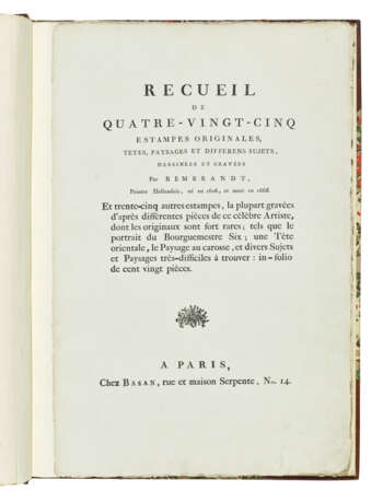REMBRANDT HARMENSZ. VAN RIJN (1606-1669) - фото 1 REMBRANDT HARMENSZ. VAN RIJN (1606-1669) - фото 1