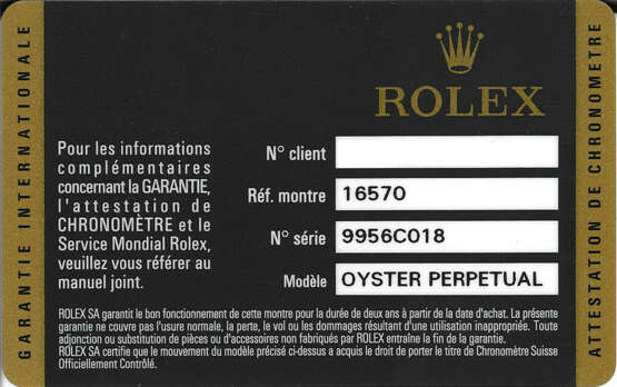 ROLEX, STAINLESS STEEL 'EXPLORER II', REF. 16570 - photo 5 ROLEX, STAINLESS STEEL 'EXPLORER II', REF. 16570 - photo 5